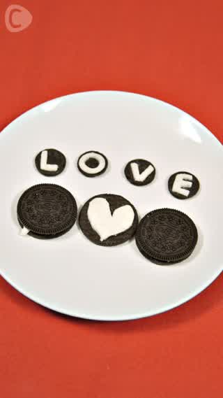 オレオ♡LOVE オレオアートにチャレンジ！