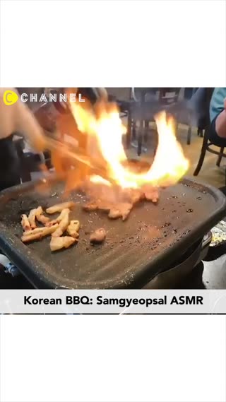 Korean BBQ: Samgyeopsal ASMR