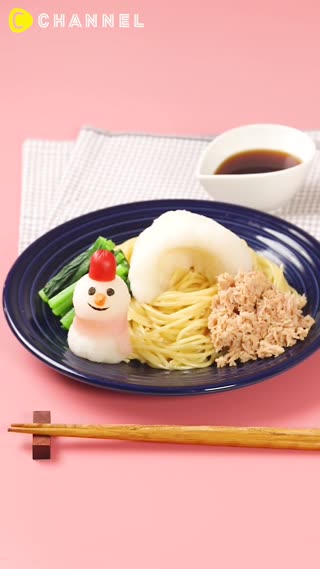 Perfect for Winter♡ Snowman Radish Pasta
