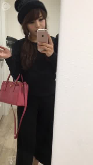 今日の冬コーデ！all black