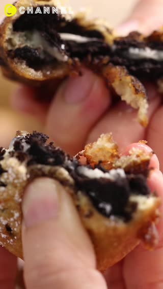 เพิ่มความอร่อยด้วยโอรีโอ้ทอดกรอบ