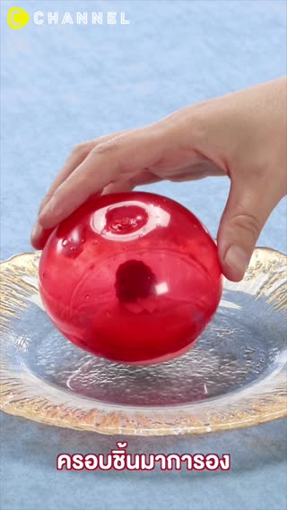 โดมแอปเปิ้ลสุดหรู อู้หูวใช้แค่ลูกโป่ง  