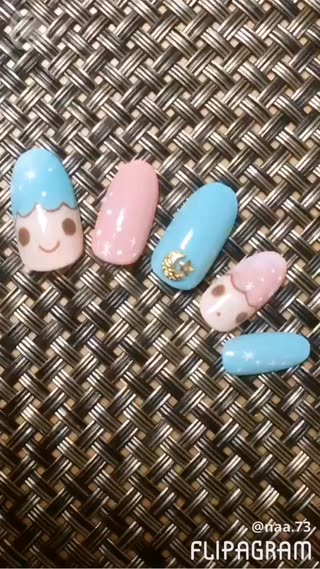 リクエスト：リトルツインスターズネイル