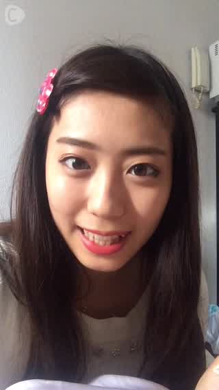 ふんわり♡ピンクシャドウで春メイク♡その4　ピンクシャドウ×アイライン