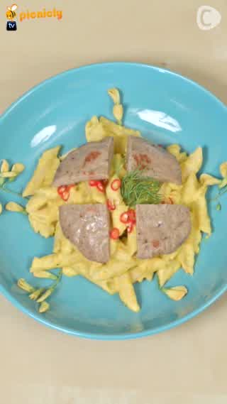 คาโบนาร่าครีมซอสฟักทอง 