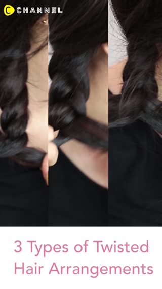 3 Types of Twisted Hair Arrangements