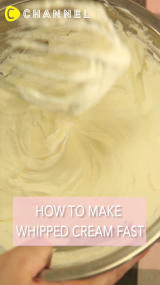 How to Make Whipped Cream Fast