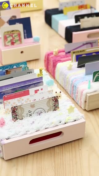 DIY Card Organizer Box