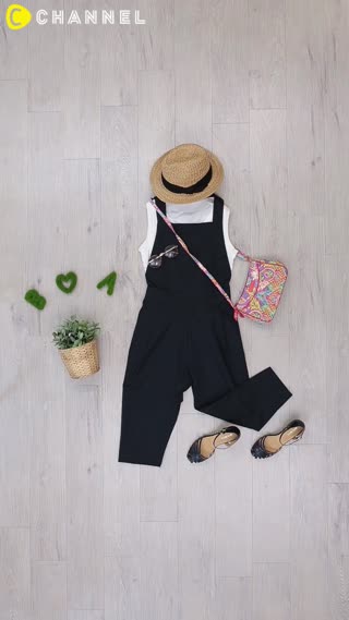 コーデに投入♡ストローハット合わせ技