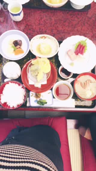 Lunch at Japanese Restaurant in Fukuoka 