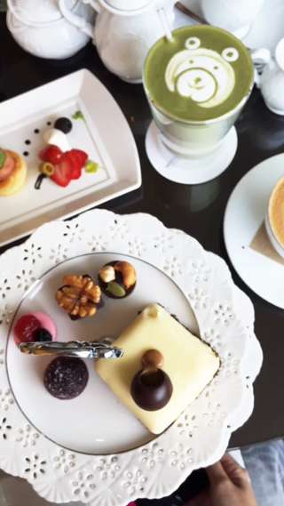 どれから食べる？ケーキセットが可愛い台北のカフェ♡＠Elite Café