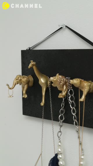 DIY収納！オシャレなアニマルフックでお部屋を可愛く