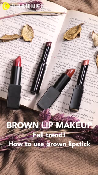 Fall trend! How to use Brown lipstick