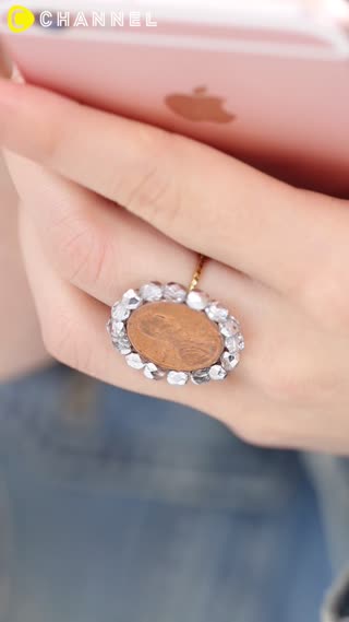 リングをDIYしよう！海外の硬貨でつくるキラキラコインリング