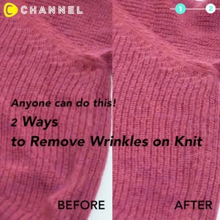 2 Ways to Remove Wrinkles on Knit