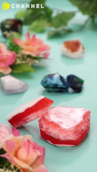 สบู่หินอ่อนจิวเวลรี่ สวยแบบนี้ทำเองก็ได้