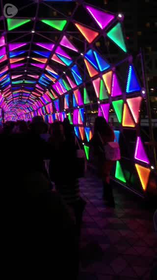 EXILEライブの後に、EXILEコラボのルミナストンネル@東京ドームシティ