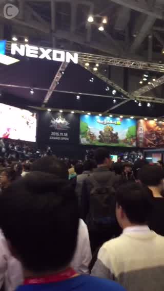 韓国釜山BEXCOで開かれたG-STARコリア・ゲームショー