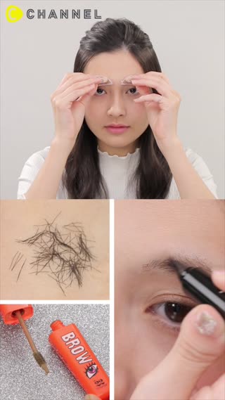 รีวิวเมคอัพคิ้ว  4 แบบ 