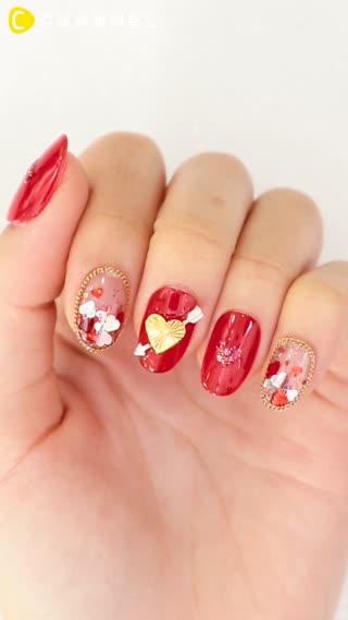 2 Easy Self Nail Art using Plastic Wrap!