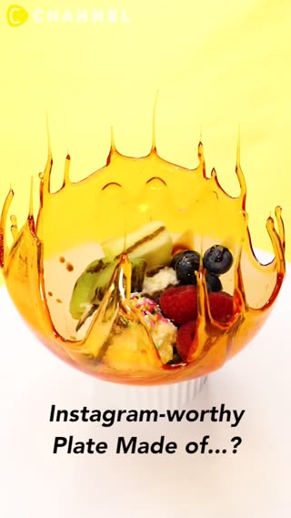 Instagram-worthy Plate Made of...?