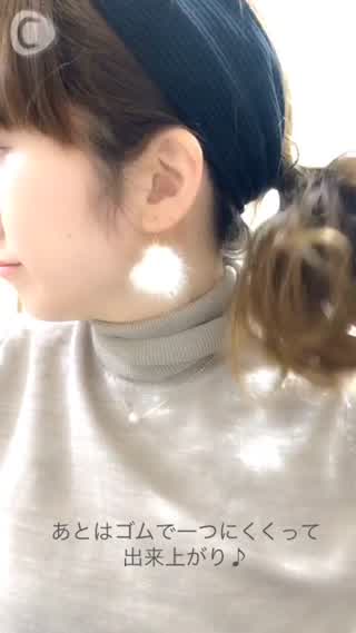 気になるプリンはターバンアレンジ♪