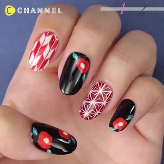 Good Old Retro Pattern ♪ Yazomi Nail