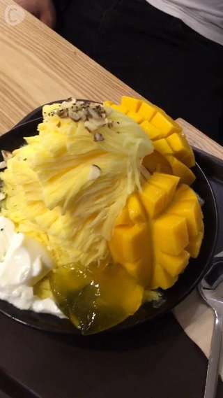 【韓国】『あっ！』と驚く。カロスギールの台湾式かき氷☆HOMIBING