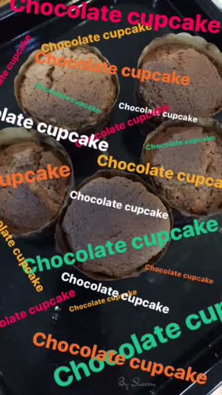 Bake w/ Sharon---Chocolate cupcake