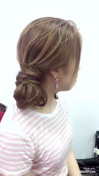 ＊簡単ルーズお団子