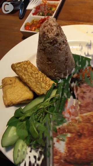 【バリ島】マタハリモール内のkrispy duckでインドネシア料理