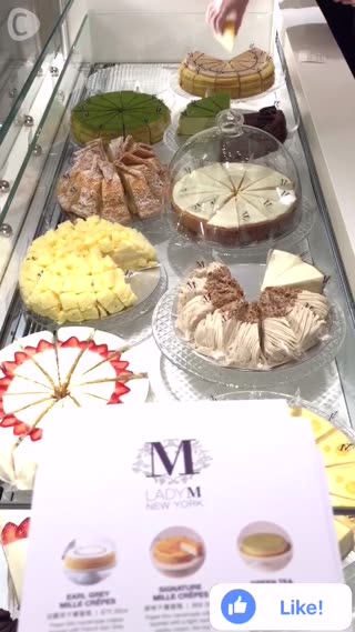 來自紐約的甜點名店Lady M千層蛋糕^_^