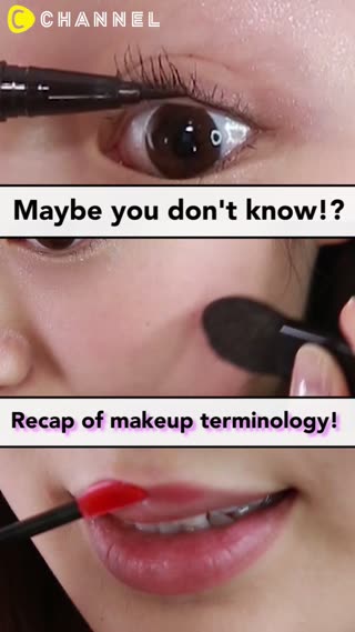 makeup terminology