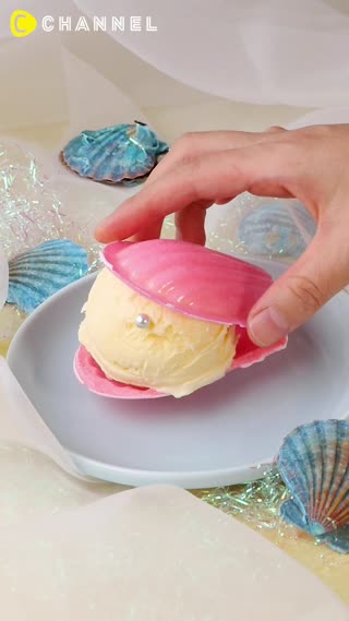 Seashell Ice Cream Sandwich
