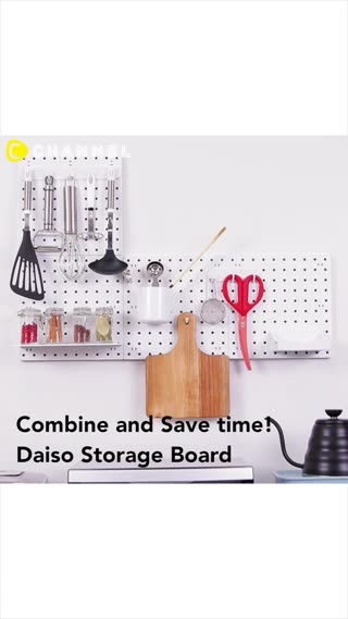 Combine & Save time! Daiso Storage Board