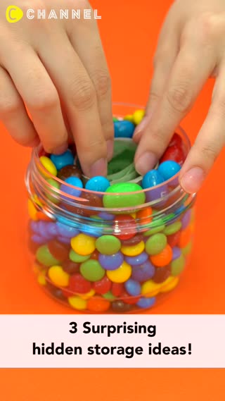 Hide sneakily!DIY Hidden Storage Ideas💡