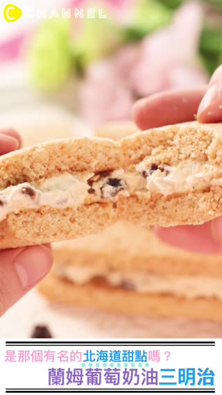 是那個有名的北海道甜點嗎？蘭姆葡萄奶油三明治