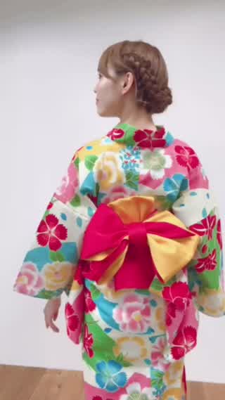 【初心者さん向け帯結び！】急なお祭りにも対応！！簡単オシャレなリボン結び