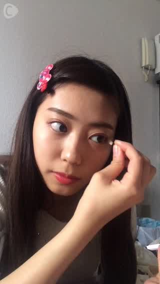 ふんわり♪ピンクシャドウで春メイク！その2