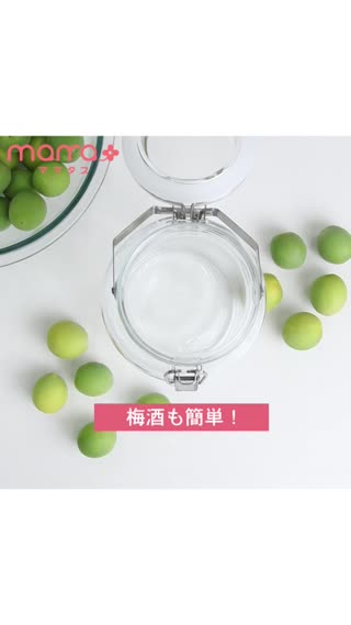 梅酒も簡単！材料2つ作業5分で梅シロップ
