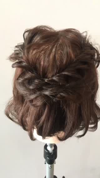 練習しようボブアレンジ