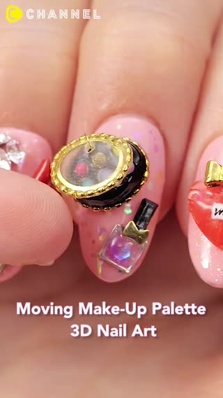 Make Up Palette Nail Art