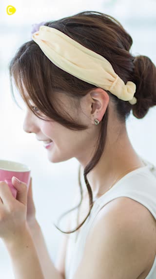 何かものたりない…そんなときはラフだけどオシャレ見え♡ターバンアレンジ