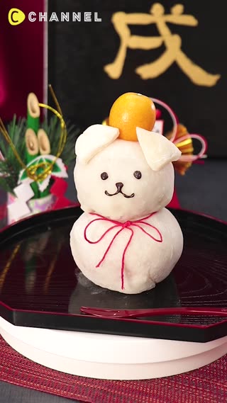 謹賀新年♡わんこ大福鏡餅