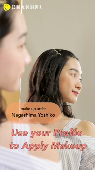 Applying Makeup Diagonally