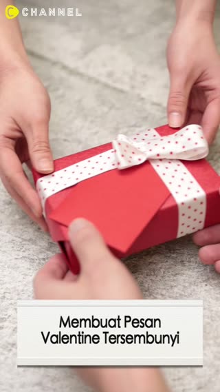 Membuat pesan valentine tersembunyi