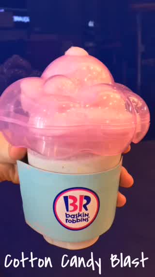BaskinRobbins/Cotton candy blast--Sharon