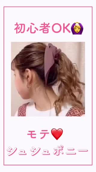 【簡単アレンジ】シュシュポニー