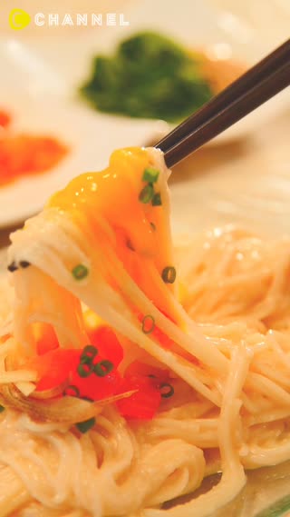 ゴマ香る♡冷製カッペリーニ風とろろそうめん