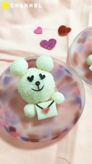 Cute Bear-shaped Rice Ball